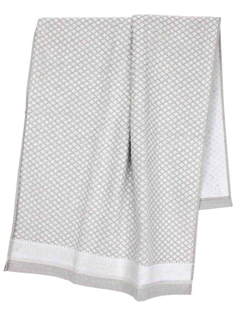Drap de douche LINEN Blanc - Kiabi