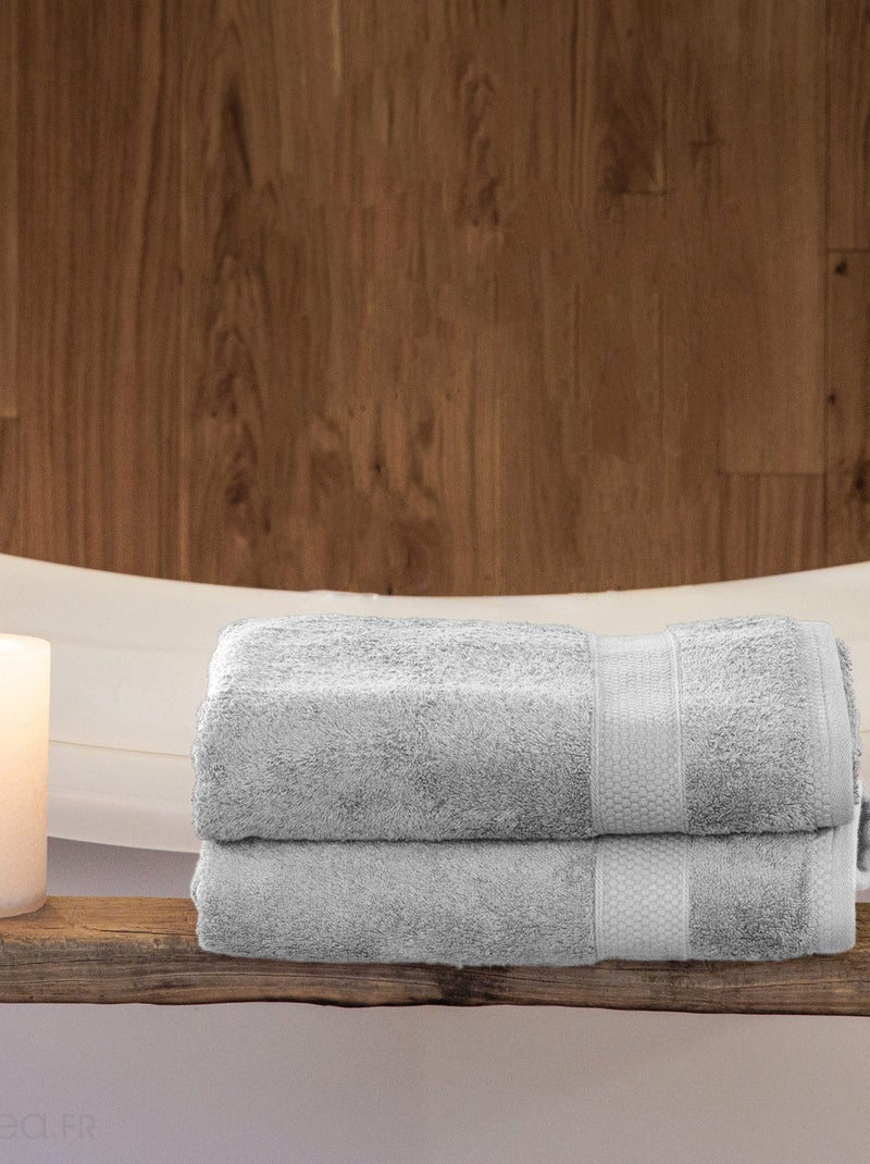 Drap de douche NAÏA Craie - Kiabi