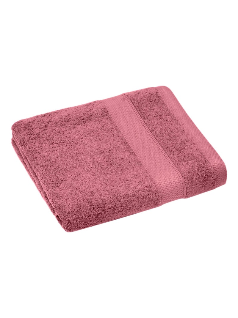 Drap de douche NAÏA Rose rouge - Kiabi