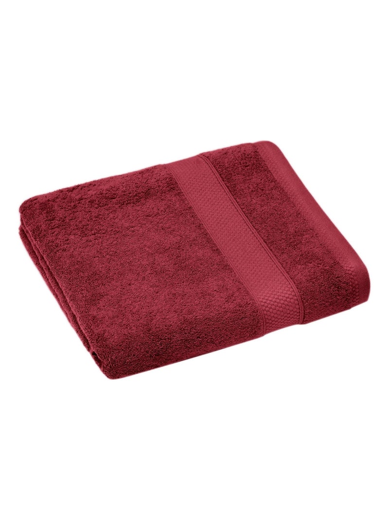 Drap de douche NAÏA Rouge carmin - Kiabi