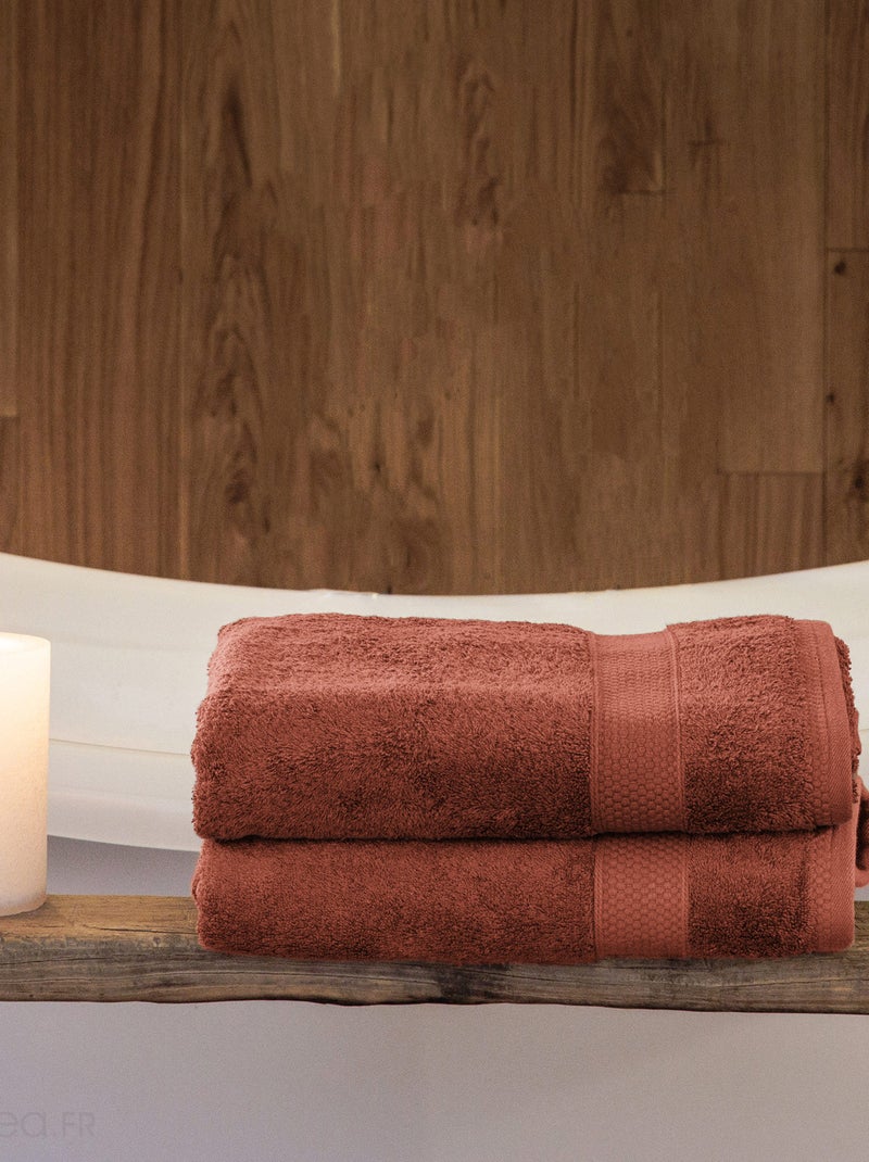 Drap de douche NAÏA Vert foncé - Kiabi