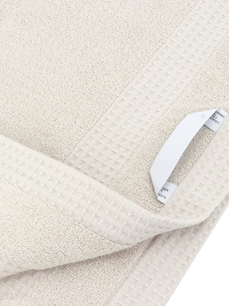 Drap de douche NATURAL Blanc cassé - Kiabi