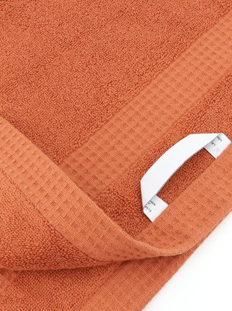 Drap de douche NATURAL Jaune moutarde - Kiabi