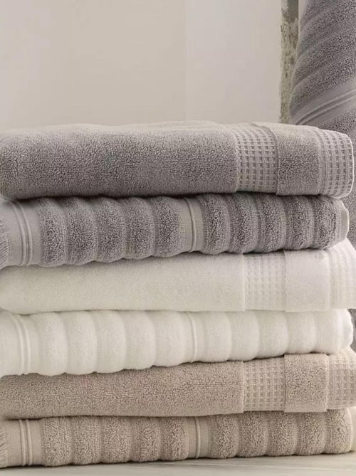 Drap de douche NATURAL STRIPES - Kiabi