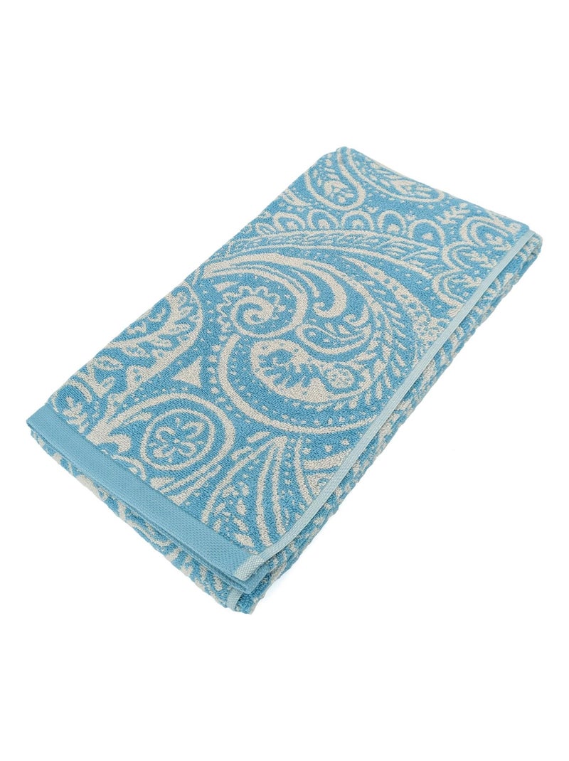 Drap de douche  PLENTY Bleu clair - Kiabi