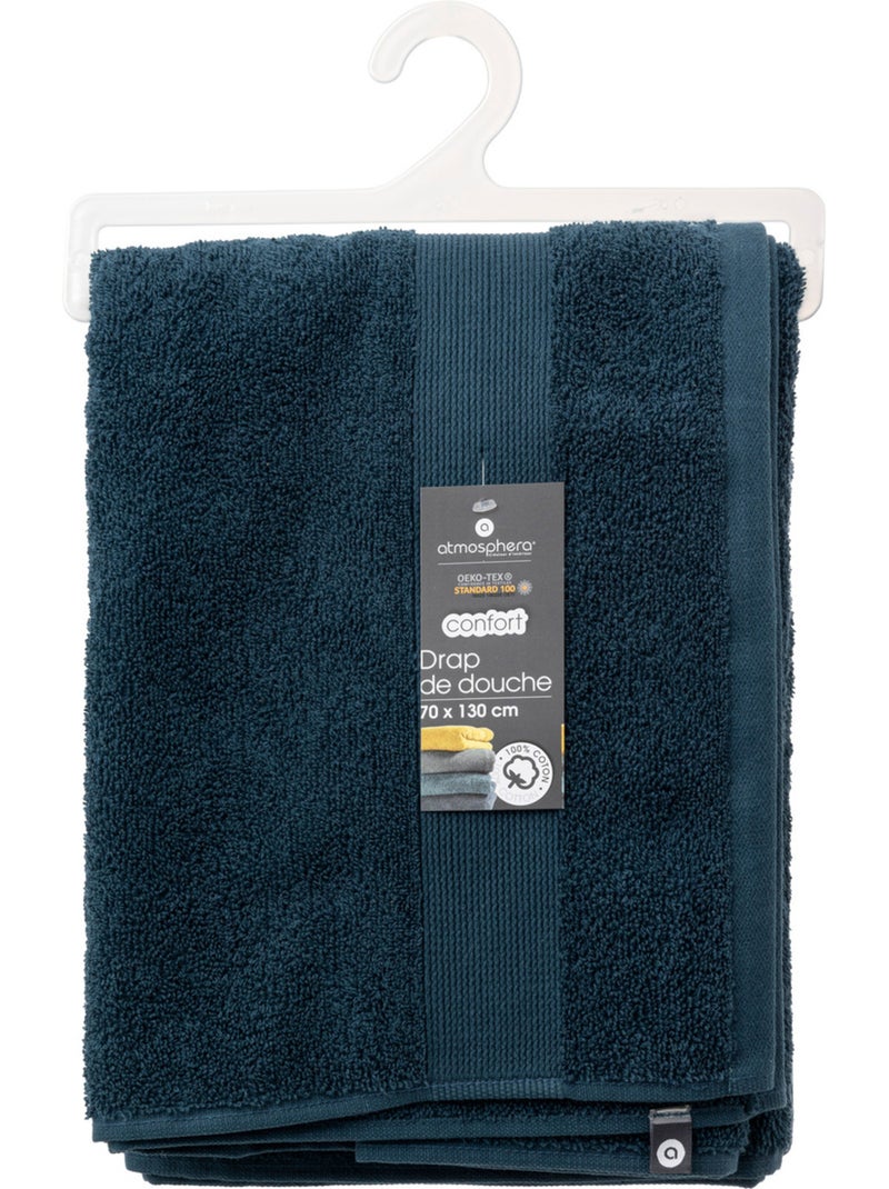 Drap de douche PRAIA Bleu foncé - Kiabi