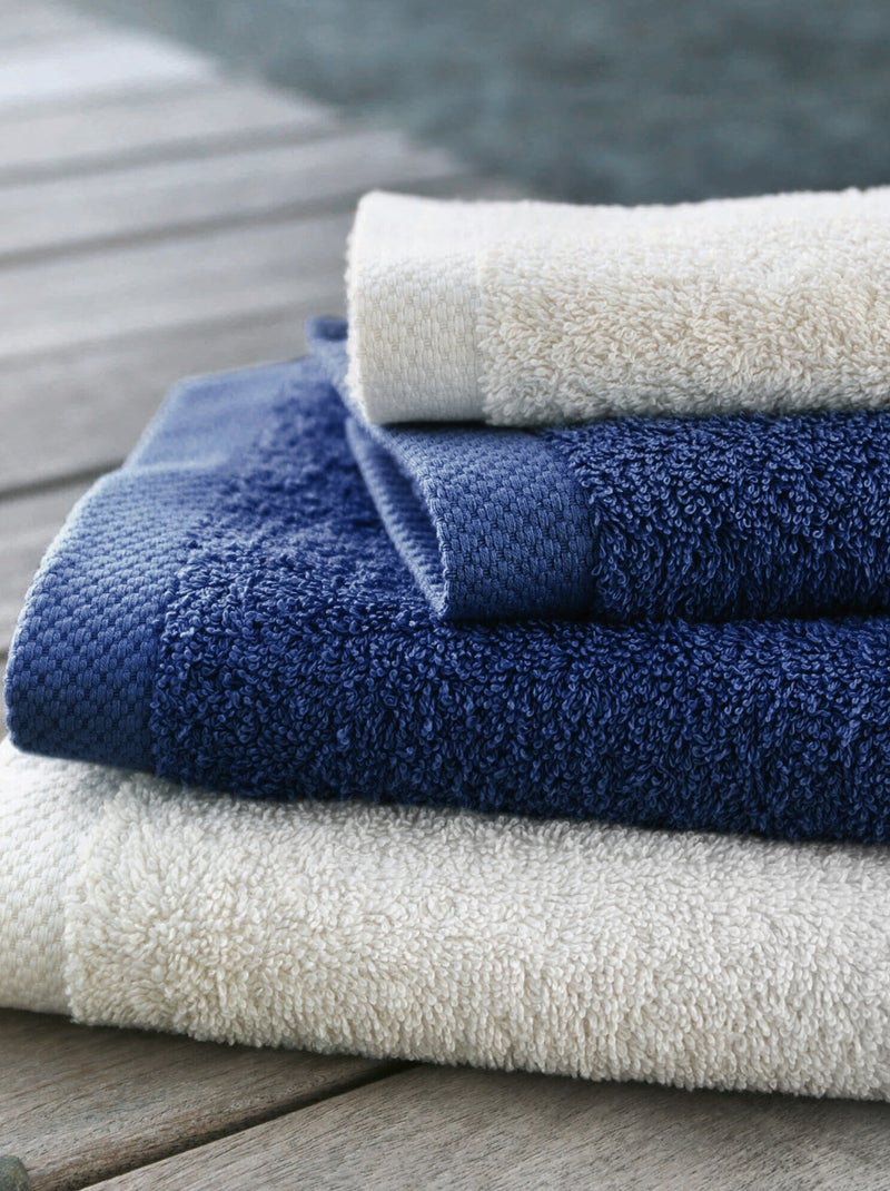 Drap de douche PURE Bleu marine - Kiabi