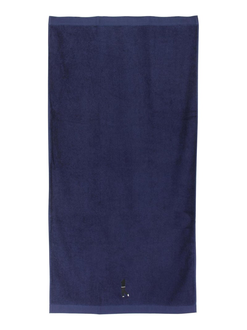 Drap de douche PURE GOLF Bleu marine - Kiabi