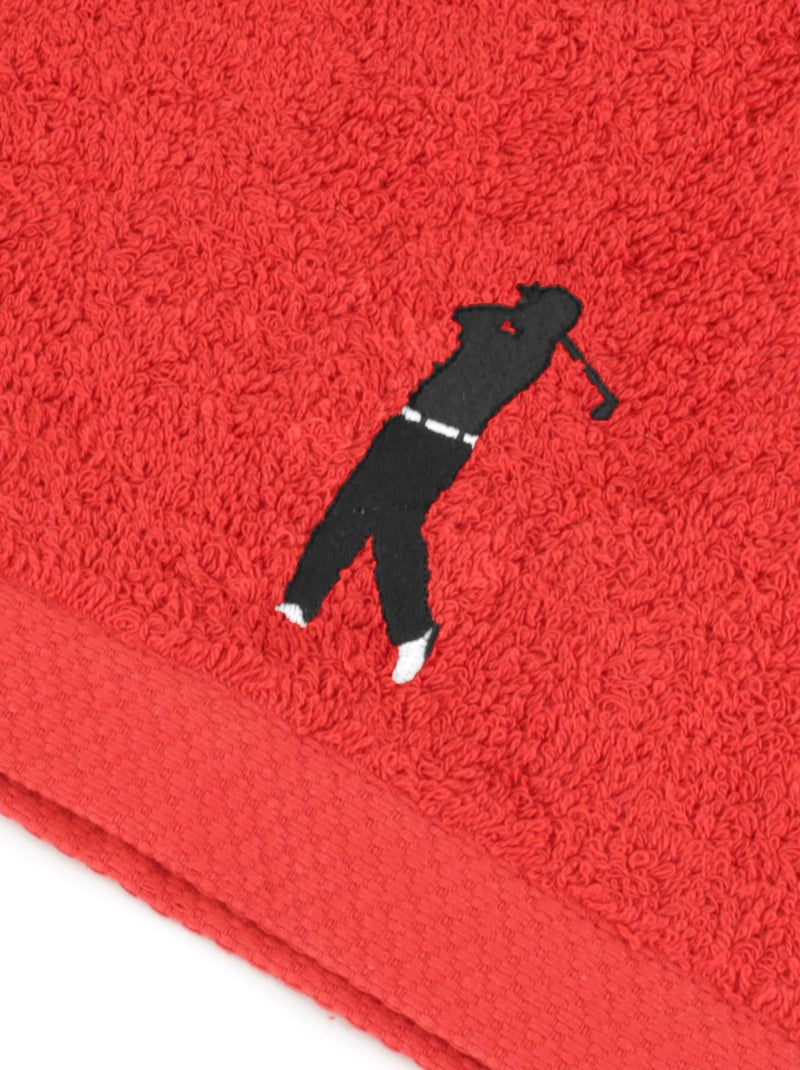 Drap de douche PURE GOLF Rouge - Kiabi