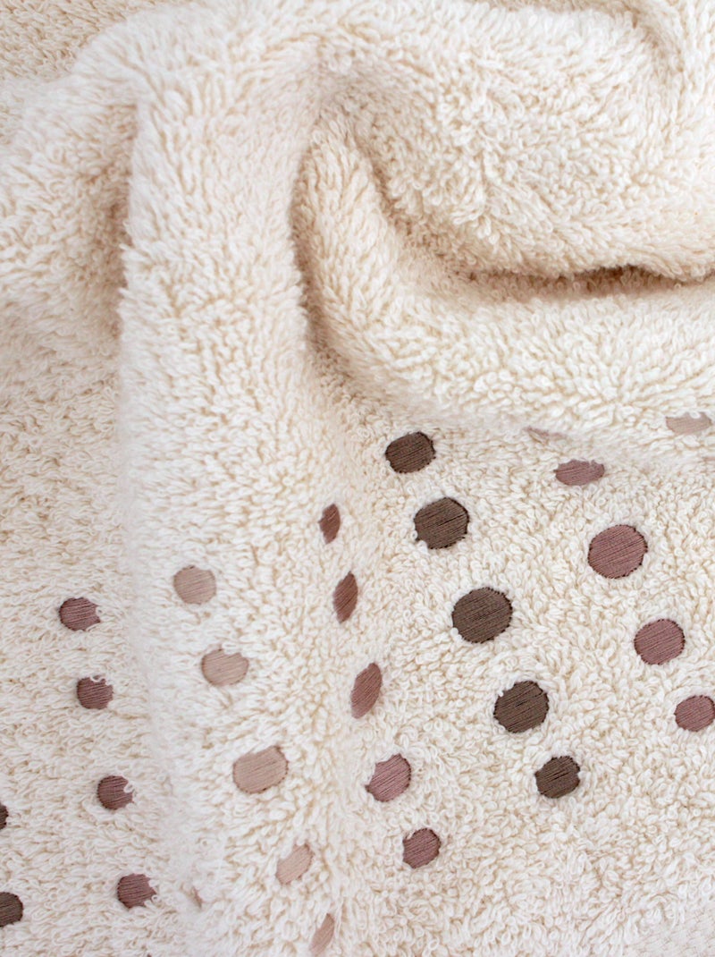 Drap de douche PURE POINTS Beige - Kiabi