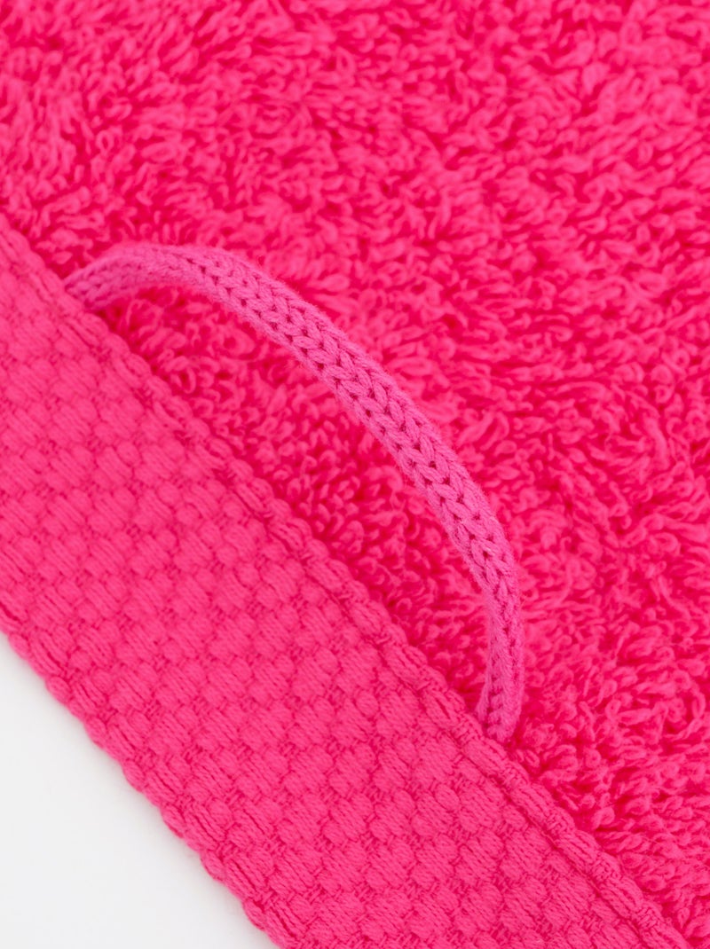 Drap de douche PURE Rose fushia - Kiabi