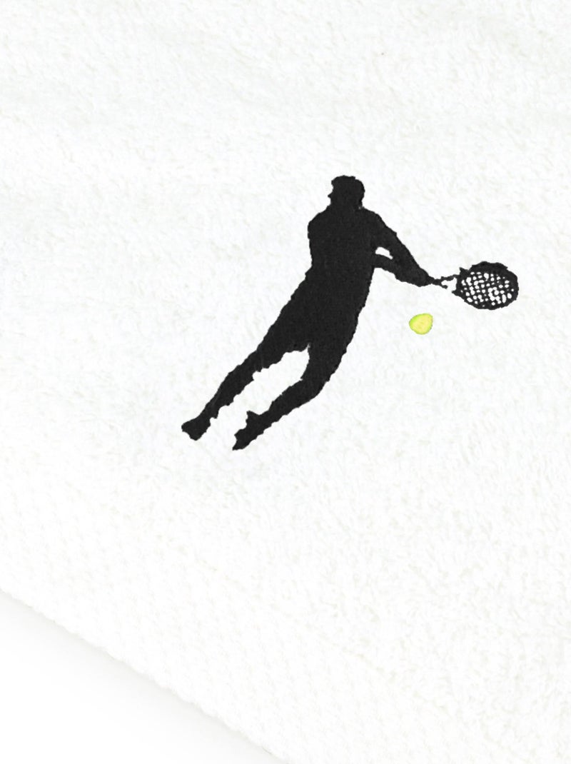 Drap de douche PURE TENNIS Blanc - Kiabi
