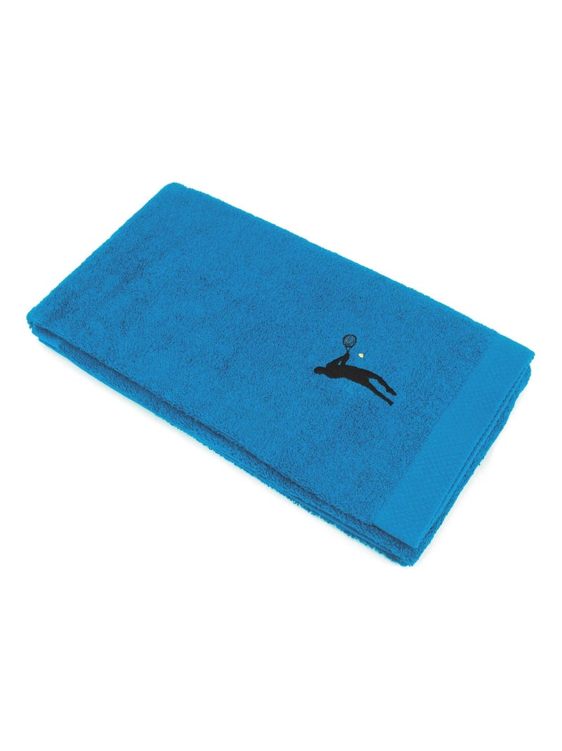 Drap de douche PURE TENNIS Bleu turquoise - Kiabi