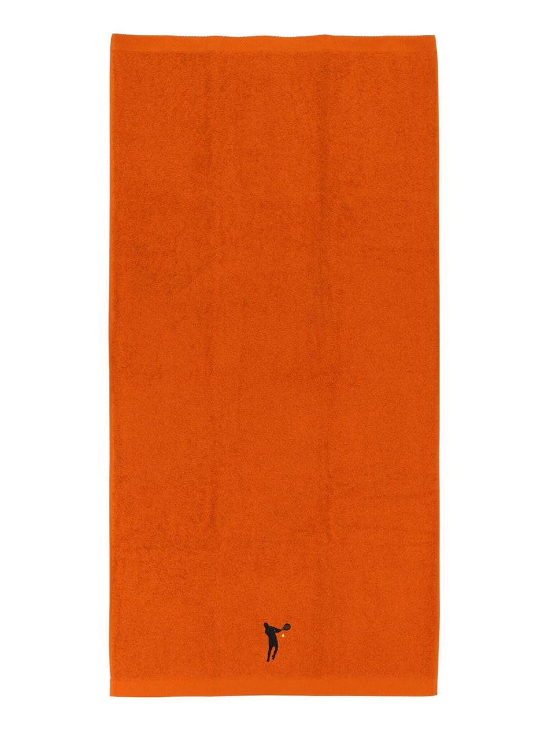 Drap de douche PURE TENNIS Orange mandarine - Kiabi