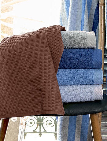 Drap de douche PURE WAFFLE nid d'abeille