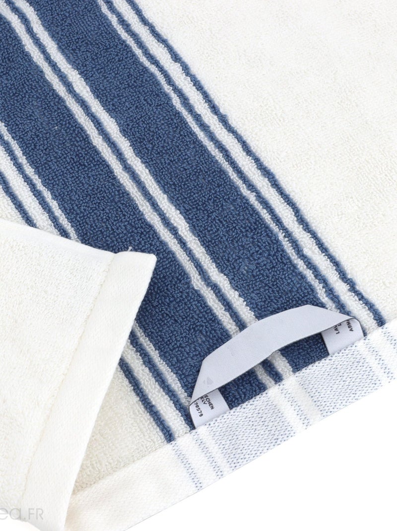 Drap de douche RIBBON II Bleu - Kiabi