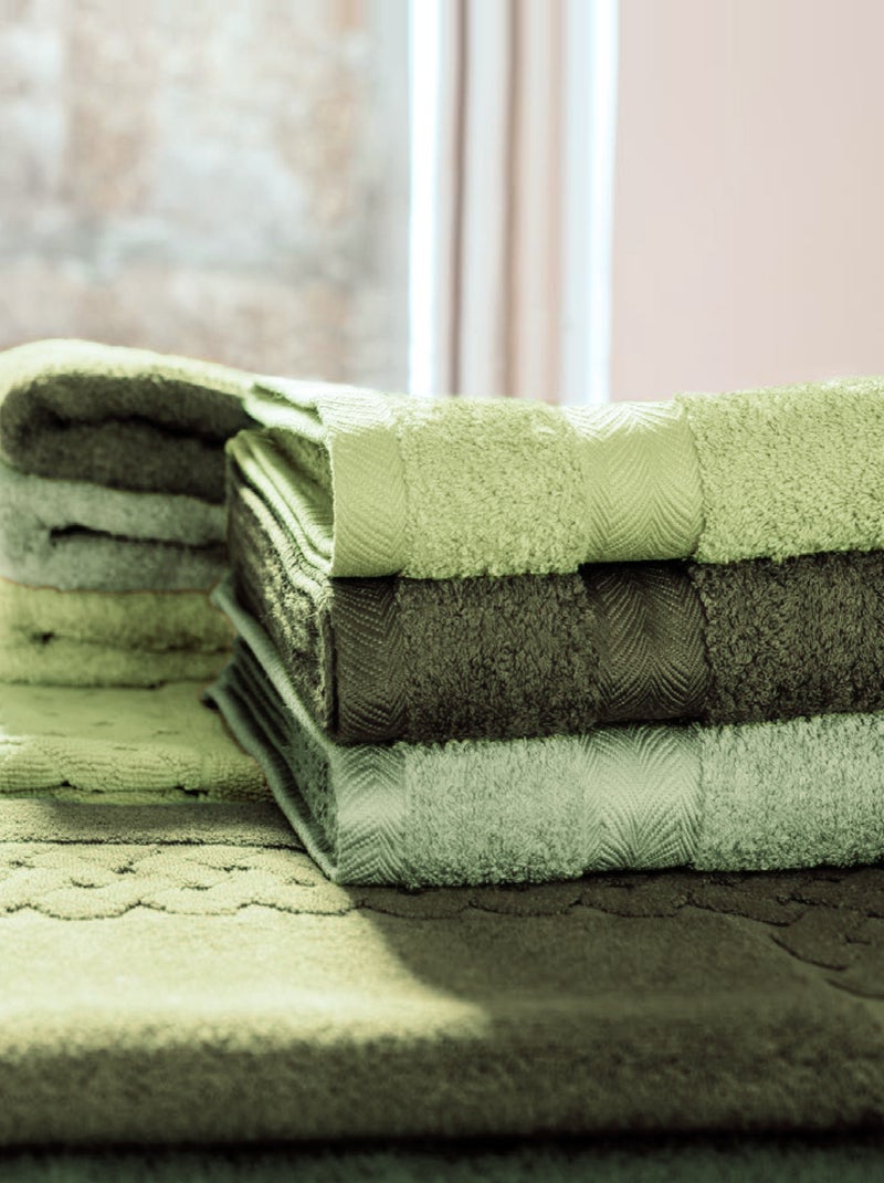 Drap de douche ROYAL CRESENT Vert d'eau - Kiabi