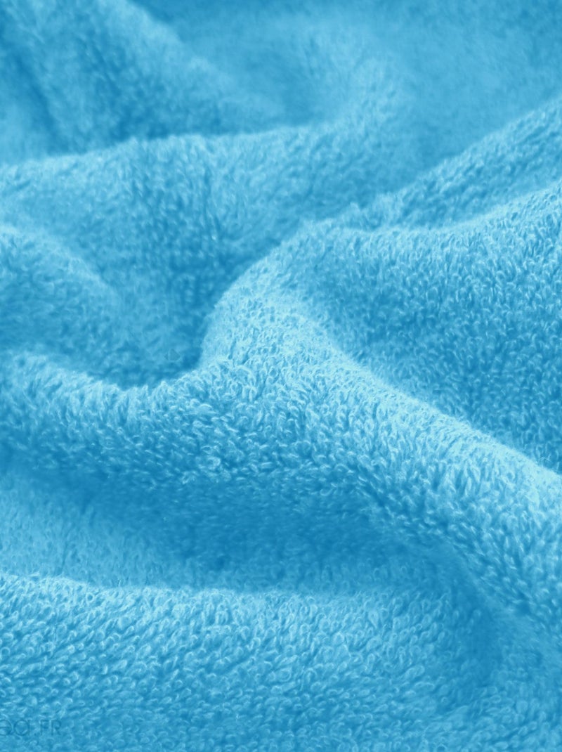Drap de douche SOFTY Bleu lagon - Kiabi