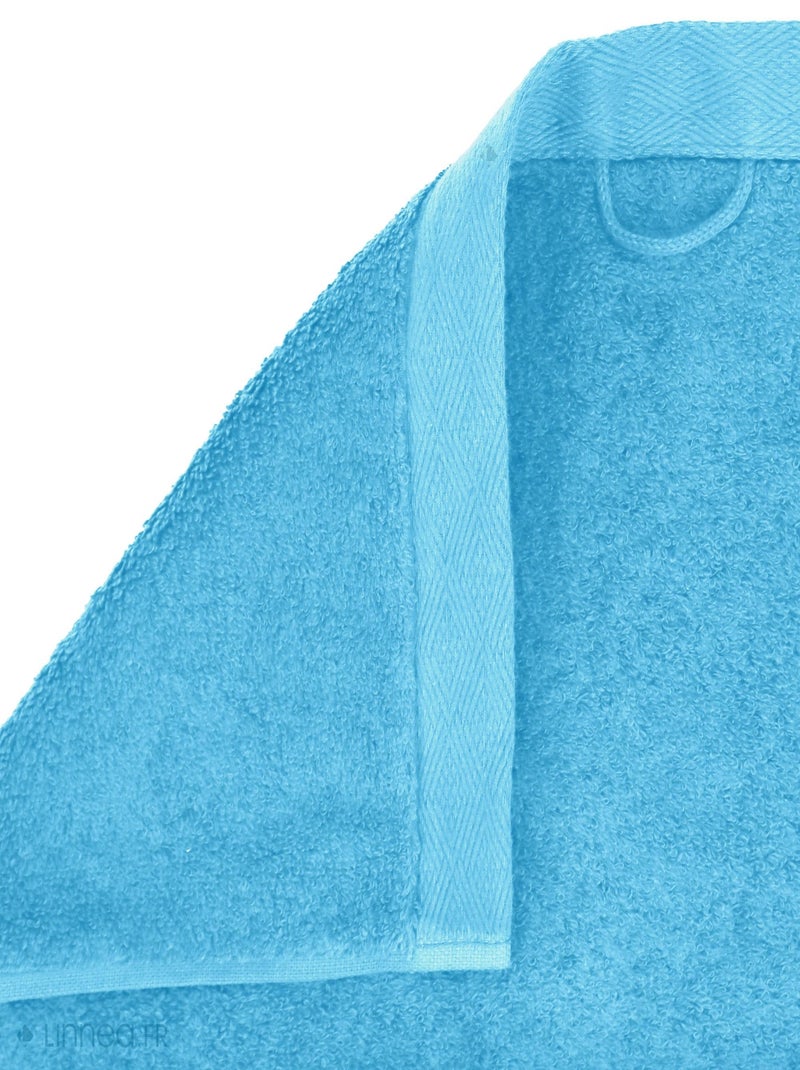 Drap de douche SOFTY Bleu lagon - Kiabi