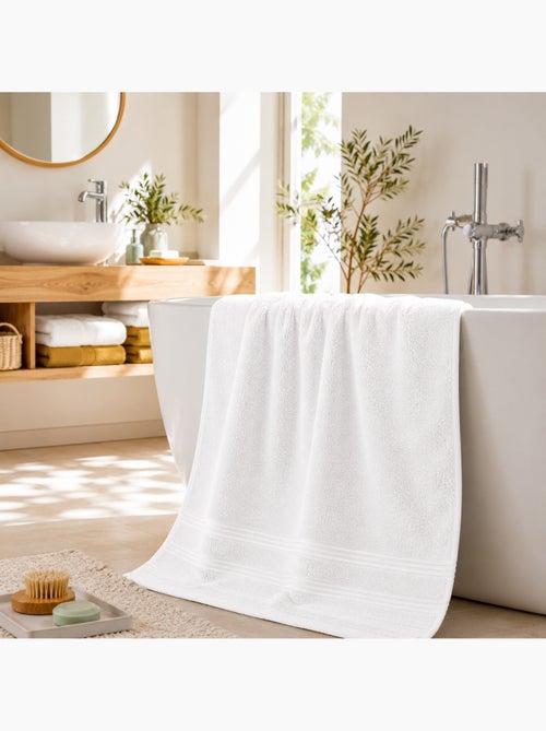 Drap de Douche Spa 100% Coton 400 gr/m² - Kiabi Drap de Douche Spa 100% Coton 400 gr/m² - Kiabi