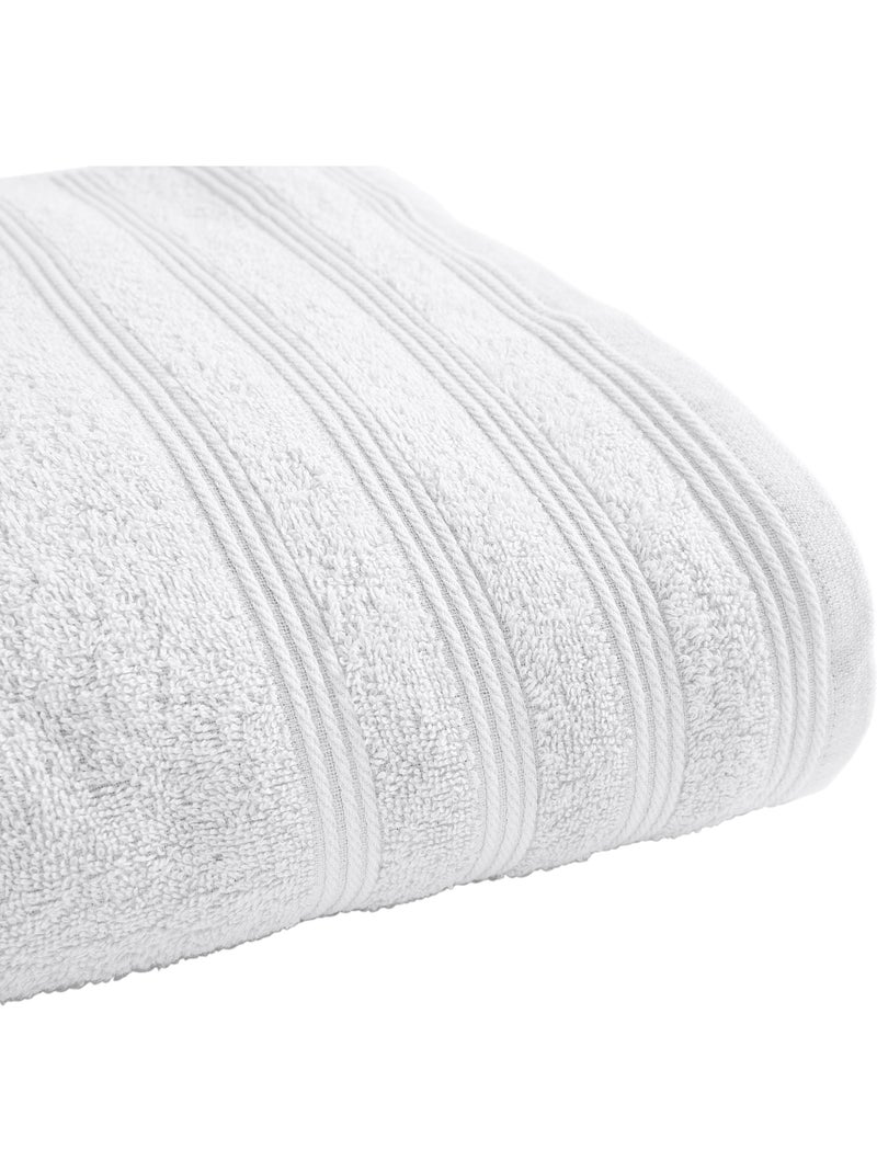 Drap de Douche Spa 100% Coton 400 gr/m² Blanc - Kiabi