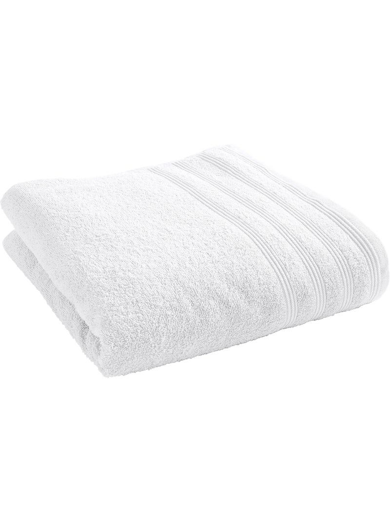 Drap de Douche Spa 100% Coton 400 gr/m² Blanc - Kiabi