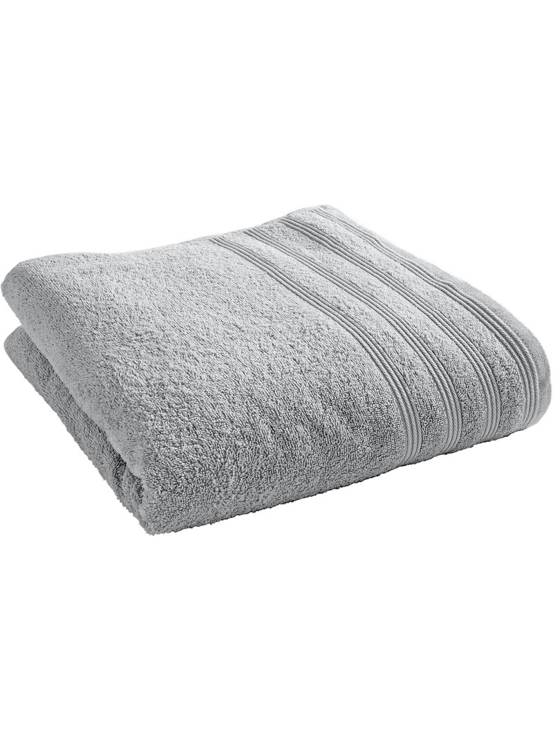 Drap de Douche Spa 100% Coton 400 gr/m² Gris clair - Kiabi