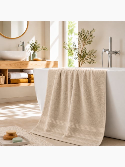 Drap de Douche Spa 100% Coton 400 gr/m² - Kiabi Drap de Douche Spa 100% Coton 400 gr/m² - Kiabi