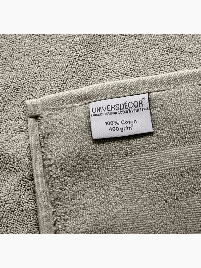 Drap de Douche Spa 100% Coton 400 gr/m² Sable - Kiabi