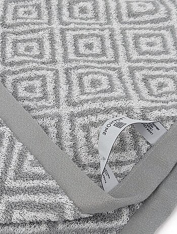 Drap de douche SYMETRIE coton Losanges