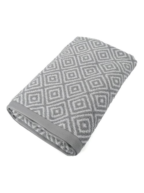 Drap de douche SYMETRIE coton Losanges - Kiabi