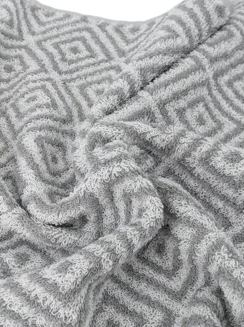Drap de douche SYMETRIE coton Losanges - Kiabi