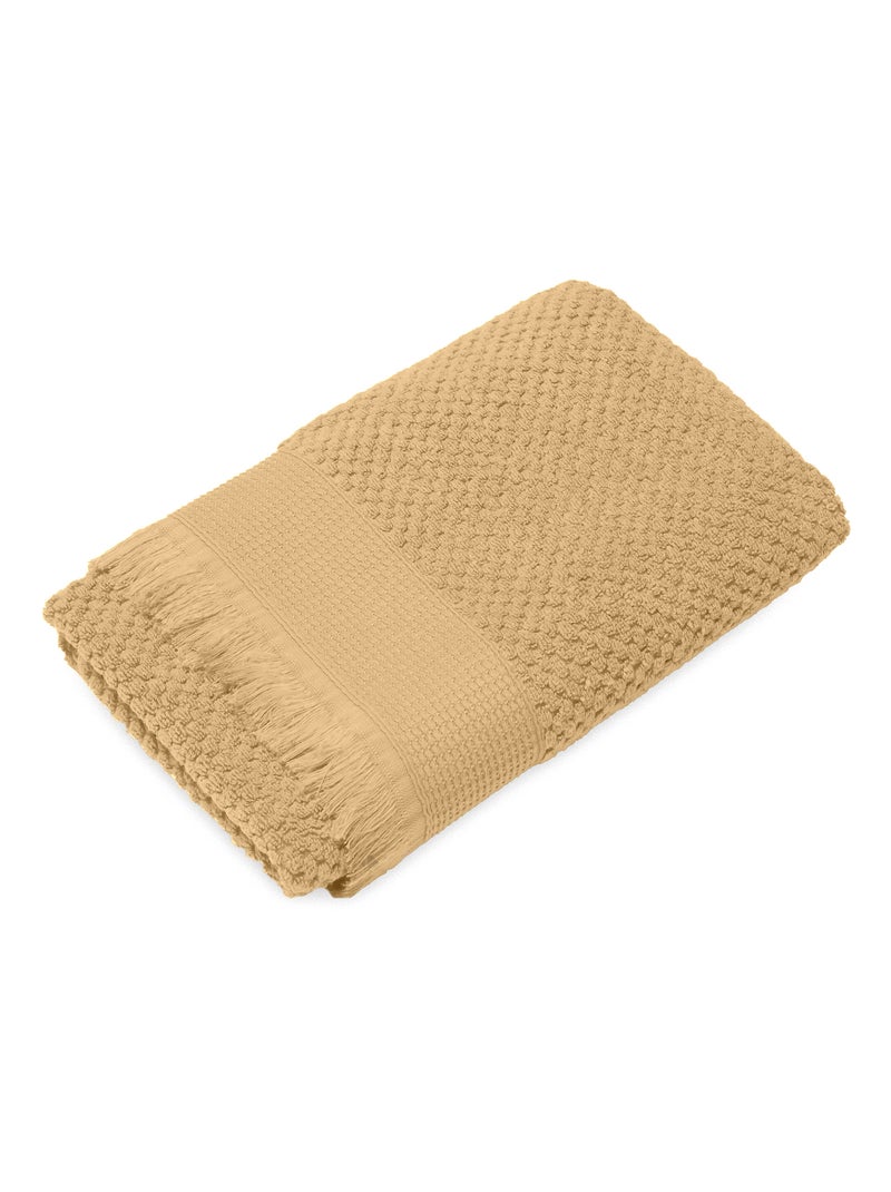 Drap de douche TETHYS Jaune foncé - Kiabi