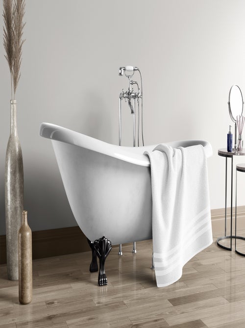 Drap de douche uni 100% coton - 500g/m² - Kiabi Drap de douche uni 100% coton - 500g/m² - Kiabi