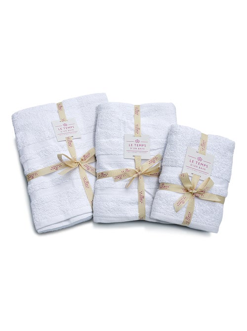 Drap de douche uni 100% coton - 500g/m² - Kiabi Drap de douche uni 100% coton - 500g/m² - Kiabi