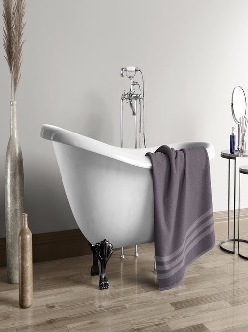Drap de douche uni 100% coton - 500g/m² - Kiabi Drap de douche uni 100% coton - 500g/m² - Kiabi