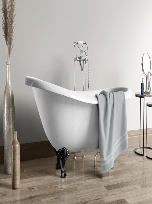 Drap de douche uni 100% coton - 500g/m² - Kiabi Drap de douche uni 100% coton - 500g/m² - Kiabi