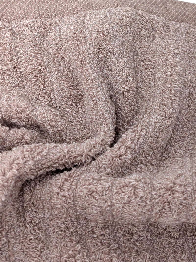 Drap de douche uni coton SPECTRE Rose - Kiabi