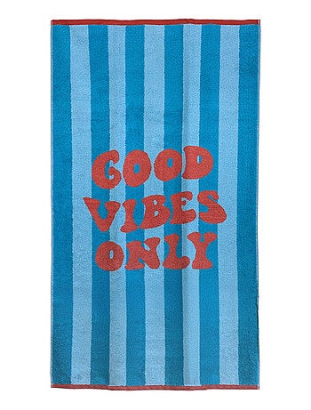 Drap de plage 75x150 cm GOOD VIBES