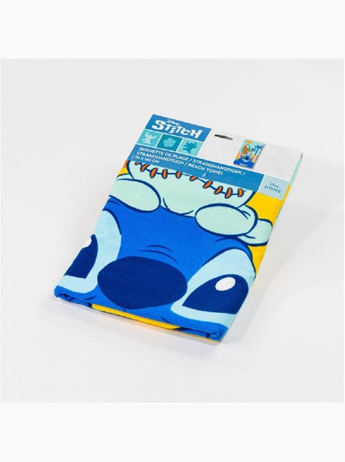 Drap de Plage Disney Stitch 70x140 cm 100% Polyester | Stitch & Scrump Surf Bleu Turquoise Hawaï - Kiabi Drap de Plage Disney Stitch 70x140 cm 100% Polyester | Stitch & Scrump Surf Bleu Turquoise Hawaï - Kiabi