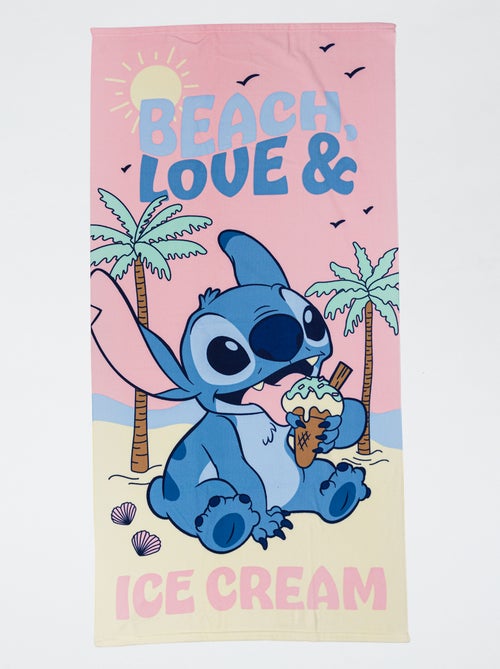 Drap de plage 'Disney' 'Stitch' 70x140 cm - Kiabi Drap de plage 'Disney' 'Stitch' 70x140 cm - Kiabi