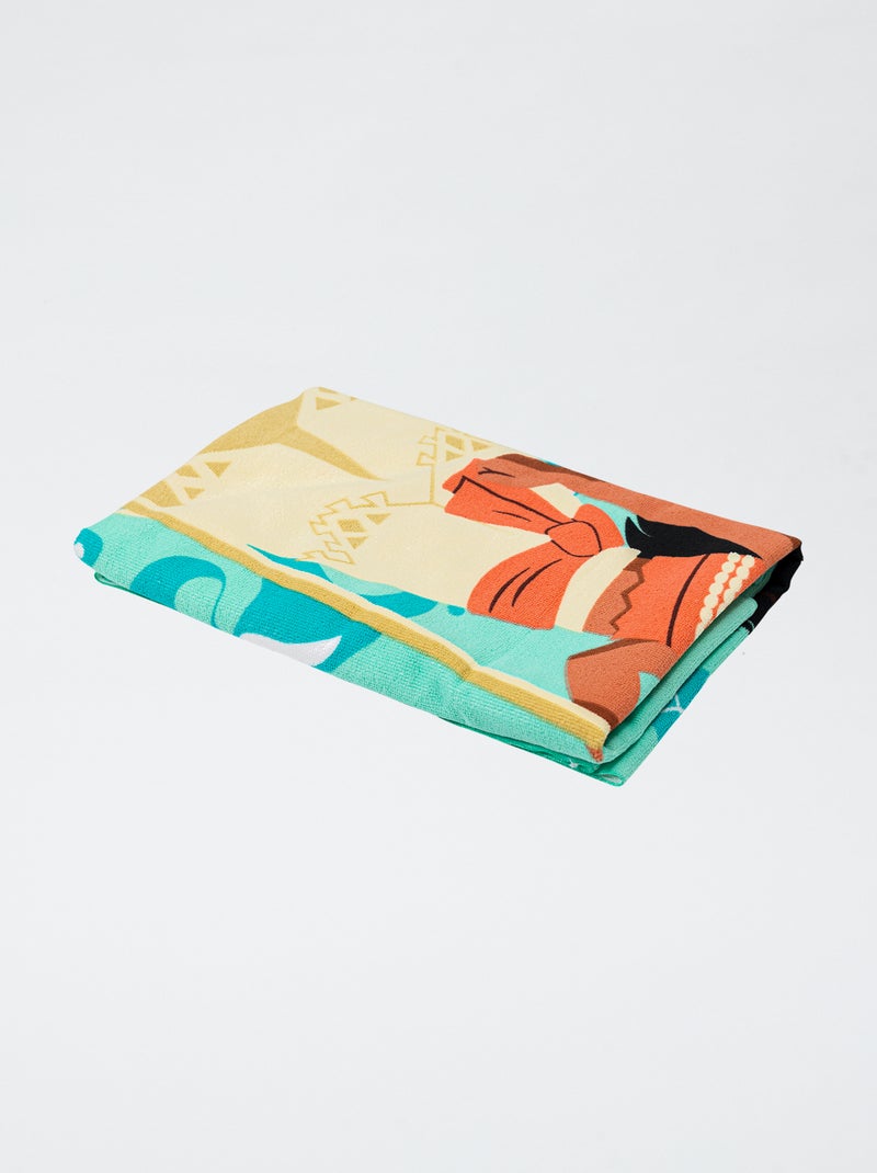 Drap de plage 'Disney' 'Vaiana' 70x140 cm Bleu - Kiabi