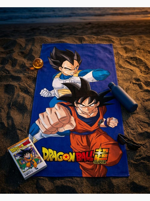 Drap de Plage Dragon Ball Super 70x140 cm 100% Polyester - Kiabi