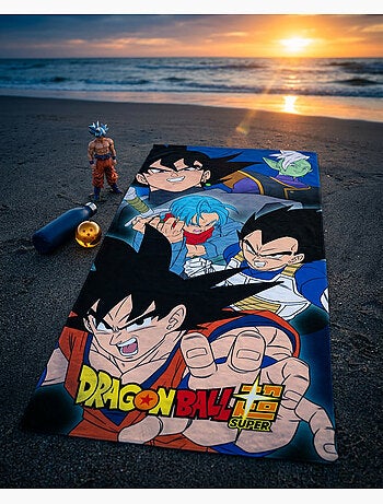 Drap de Plage Dragon Ball Super 70x140 cm 100% Polyester