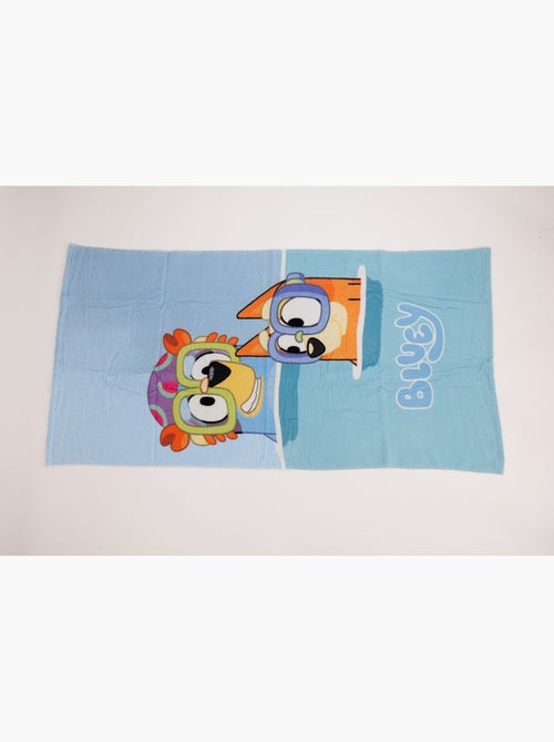 Drap de Plage Enfant Bluey 70x140 cm 100% Coton - Kiabi