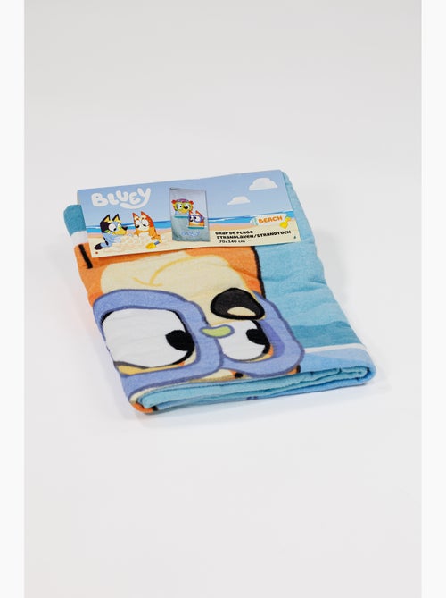 Drap de Plage Enfant Bluey 70x140 cm 100% Coton - Kiabi