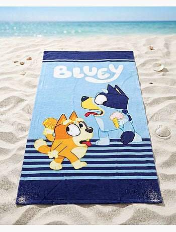 Drap de Plage Enfant Bluey 70x140 cm 100% Polyester