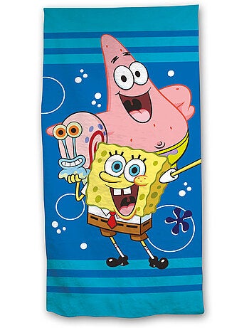 Drap de Plage Enfant Bob l'Éponge 70x140 cm 100% Polyester