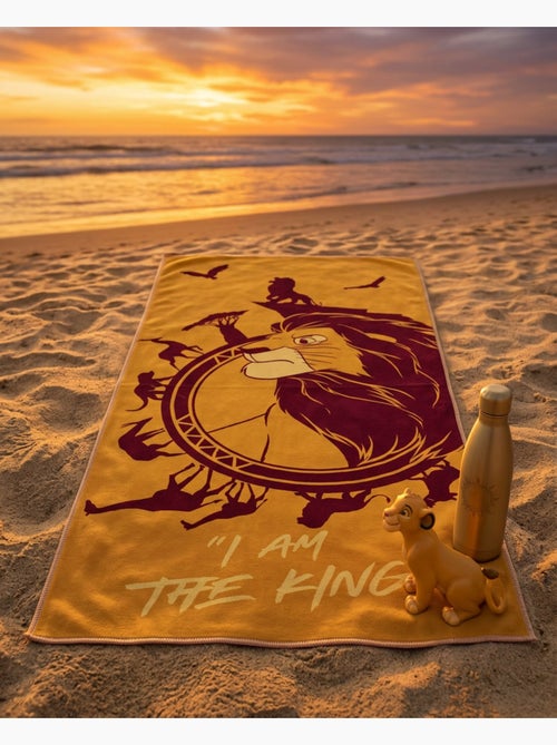 Drap de Plage Enfant Le Roi Lion Disney 70x140 cm 100% Polyester - Kiabi Drap de Plage Enfant Le Roi Lion Disney 70x140 cm 100% Polyester - Kiabi