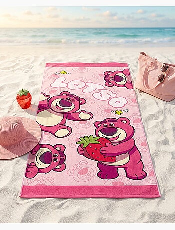 Drap de Plage Enfant Lotso Disney Pixar Toy Story 70x140 cm 100% Polyester